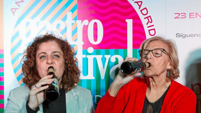 Al PSOE le preocupa que el PP sea el gran beneficiado de la crisis desatada por la alianza entre Errejón y Carmena. En la imagen, la alcaldesa, ayer en Madrid