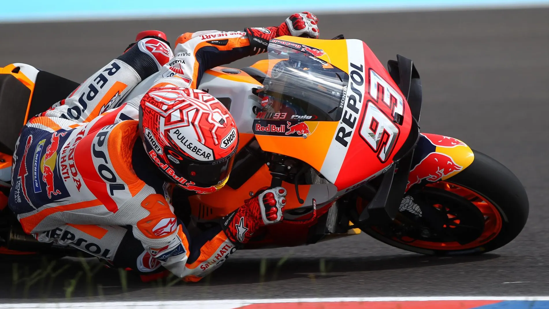 Marc Márquez, en el circuito de Termas de Río Hondo