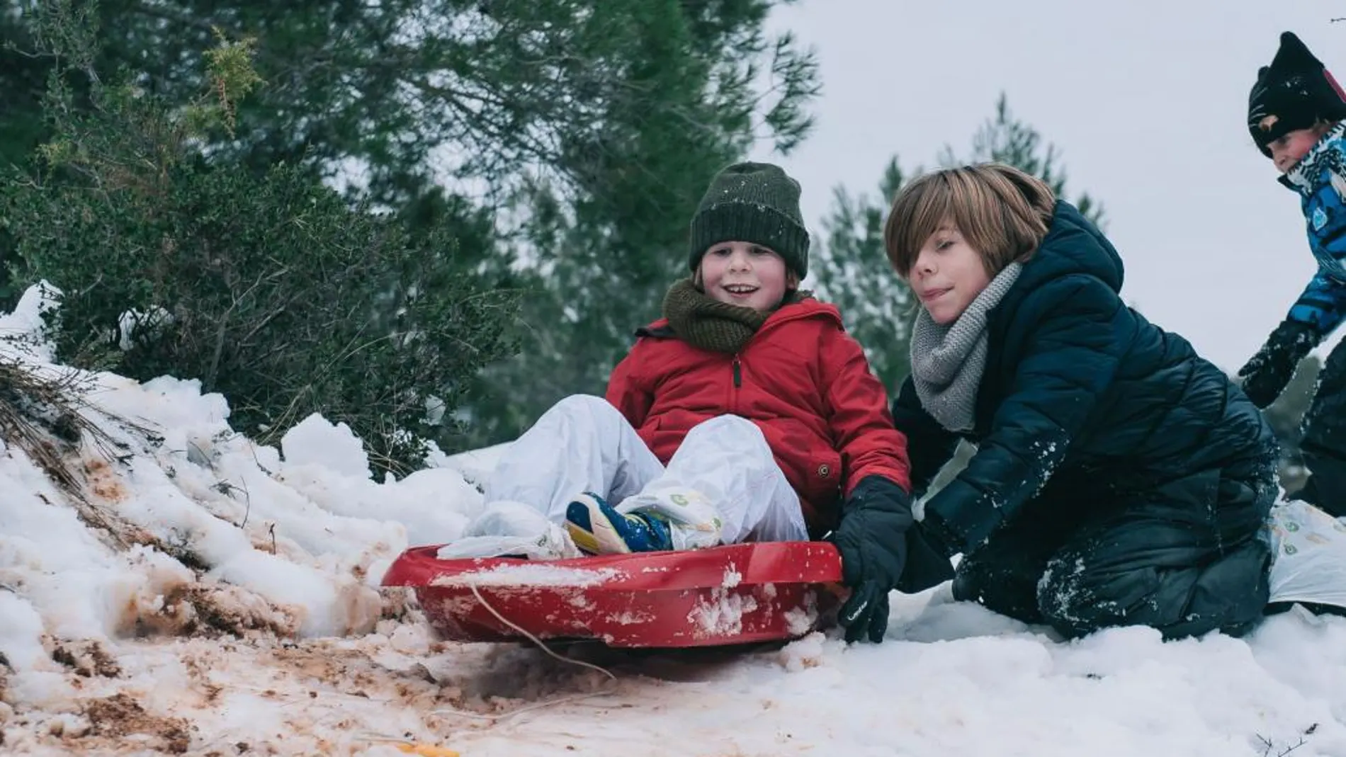 Este invierno se registraron tres temporales que dejaron nieve en lugares poco habituales. En la imagen, Siete Aguas