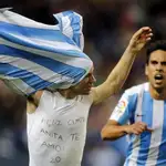  1-0. Juanpi rompe racha negativa del Málaga y ahonda la crisis del Sporting