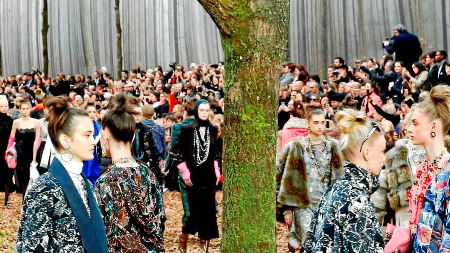 Desfile de la colección que Karl Lagerfeld presentó en marzo en la Fashion Week de París