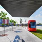 La Línea 2 del Tram de Alicante comunica la ciudad con San Vicent del Raspeig, donde está la universidad