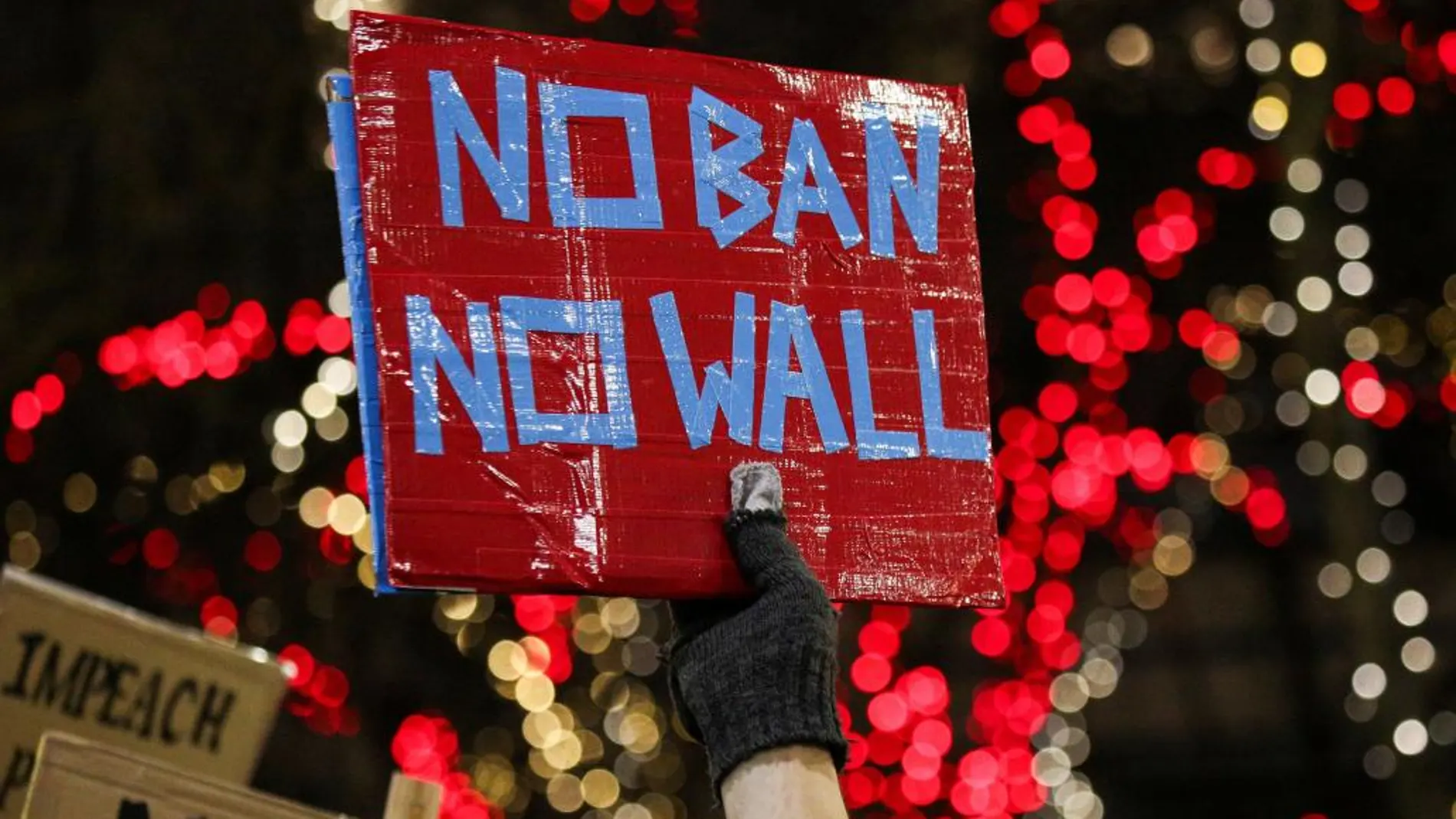 Miles de personas se han manifestado contra el veto de Trump a los refugiados