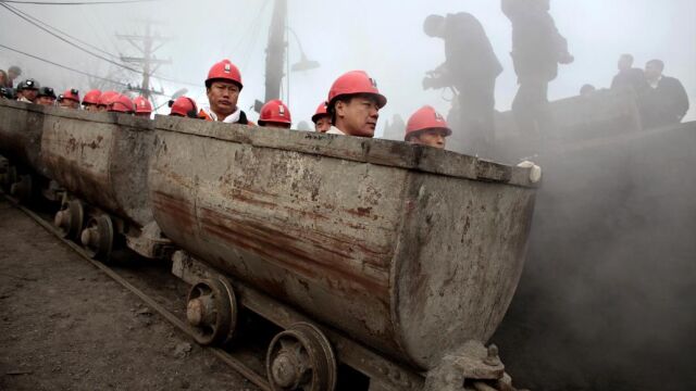 Imagen de archivo de una mina en China