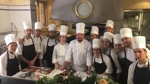 Menú de la escuela de cocina Hofmann de Barcelona para Goût de France