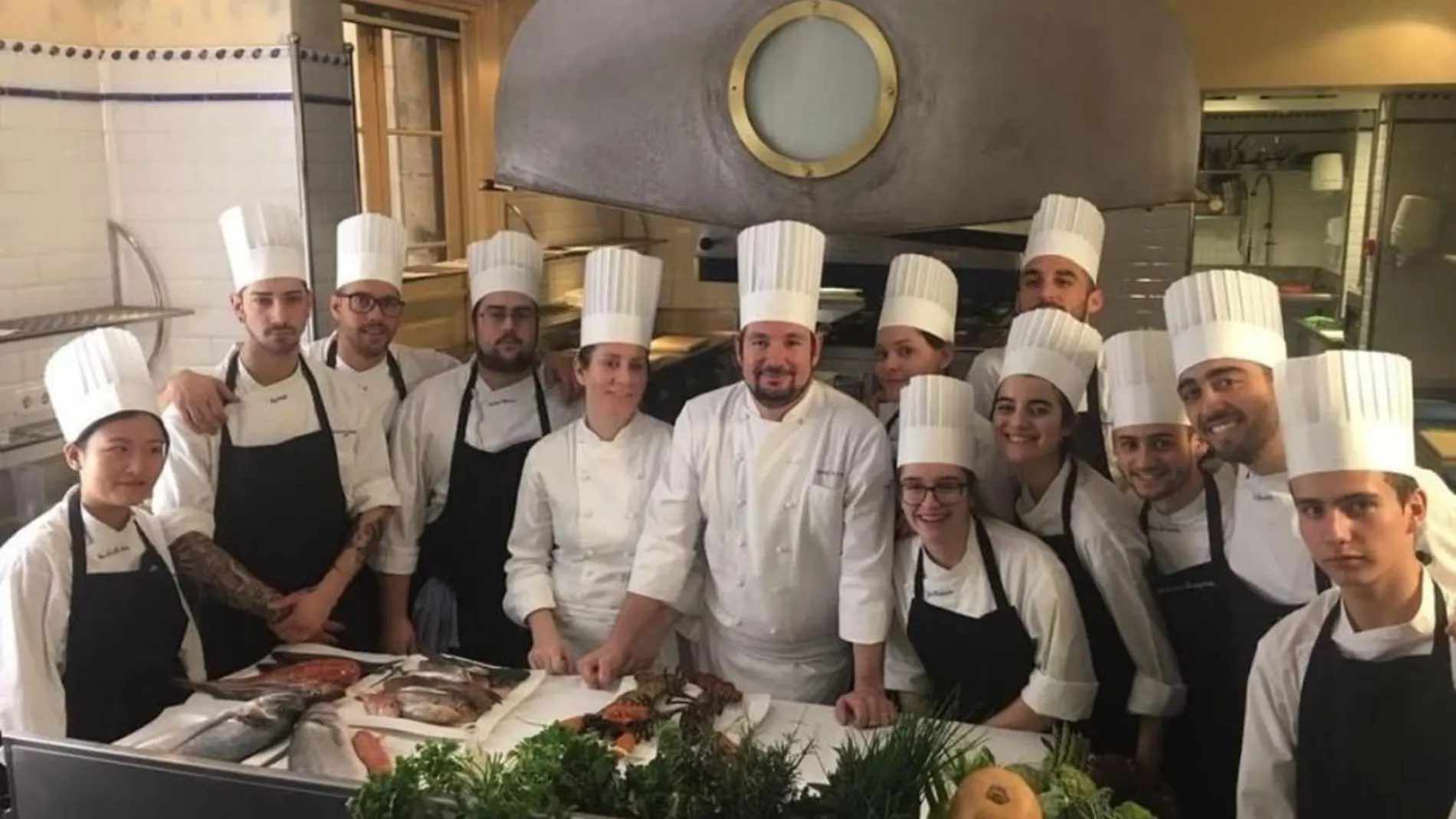 Menú de la escuela de cocina Hofmann de Barcelona para Goût de France