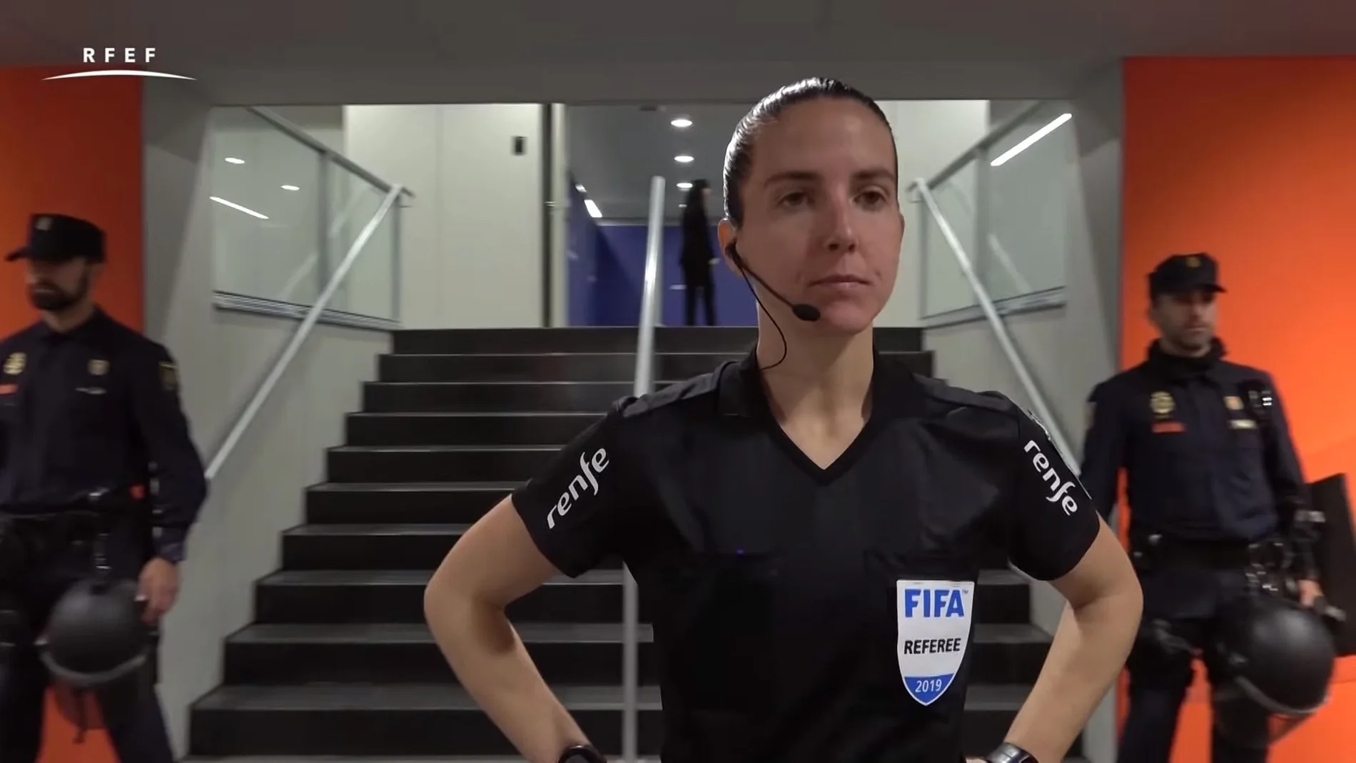 Loli Martínez, antes del partido