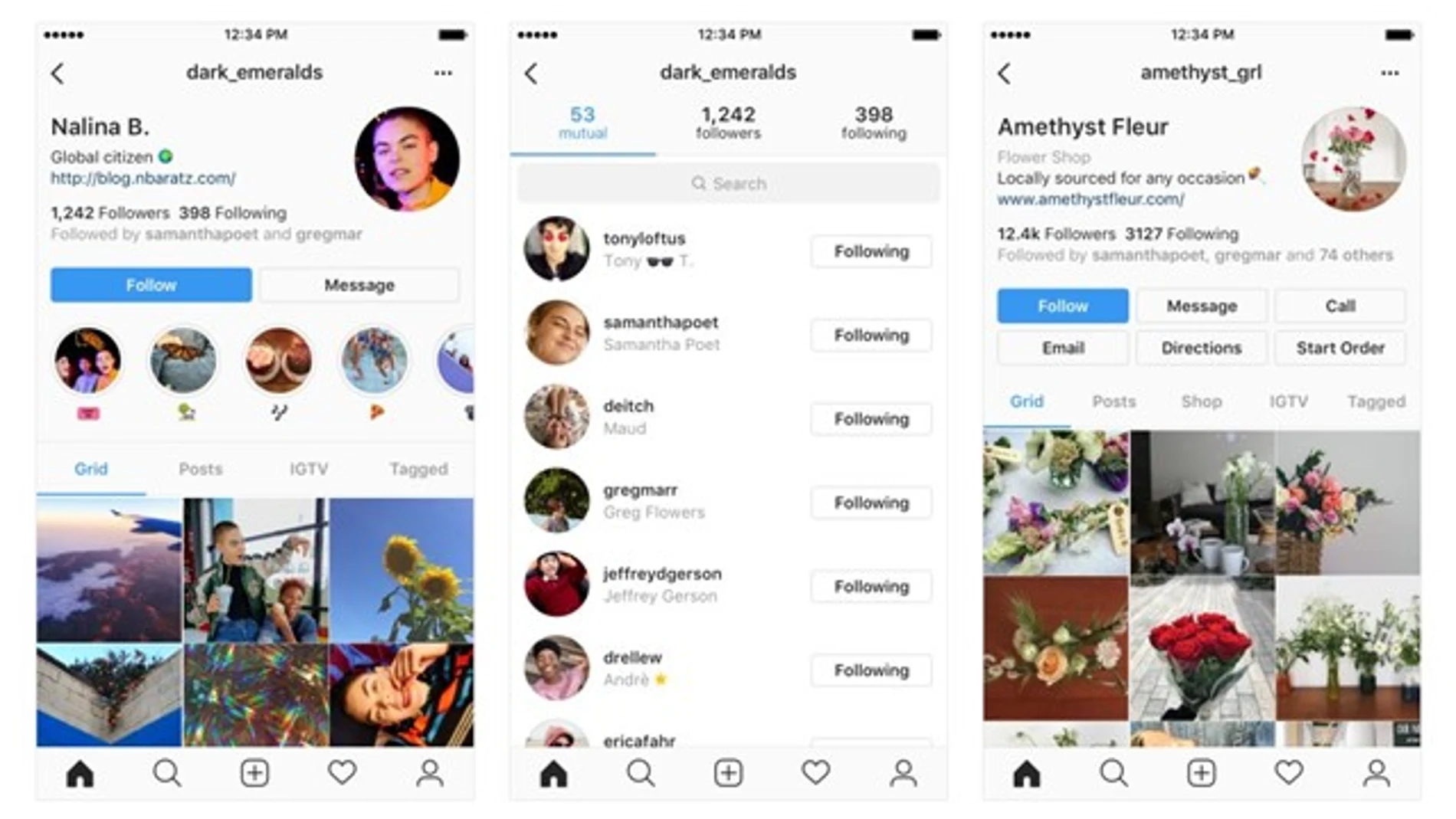 Instagram está probando diversos cambios en el aspecto de sus páginas