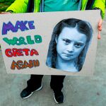 Miles de estudiantes de todo el mundo, siguiendo la llamada de la activista sueca de 16 años Greta Thunberg, salieron a la calle para protestar contra el cambio climático