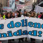  Miles de personas claman en Valladolid por una Sanidad de calidad