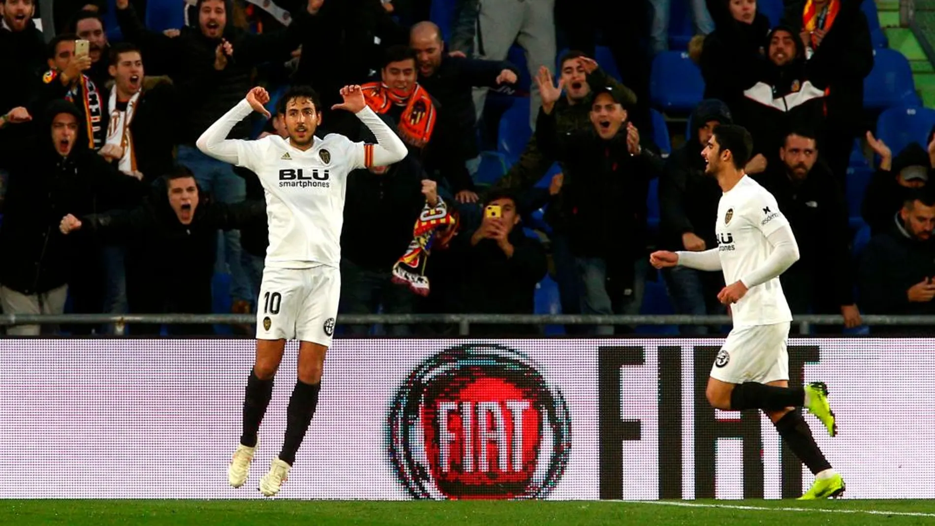 Dani Parejo festeja su gol contra el Getafe / EFE