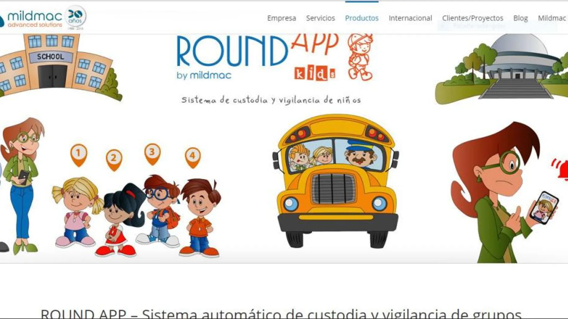 El nuevo sistema RoundApp Kids