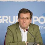 El portavoz del PP en el Ayuntamiento de Madrid, José Luis Martínez Almeida.