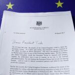 La carta de Theresa May