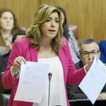 La presidenta de la Junta, Susana Díaz