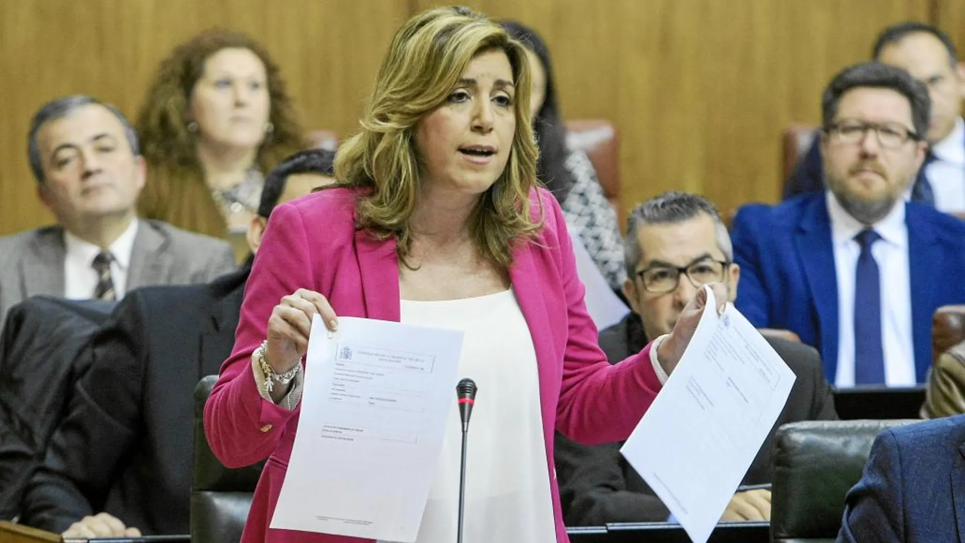 La presidenta de la Junta, Susana Díaz