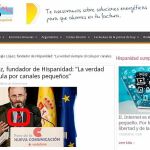 Cabecera de hispanidad.com, diario digital que fue fundado el 20 de marzo de 1996