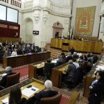 Vista del plenario del Parlamento autonómico