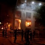 Protestas a las puertas del Congreso