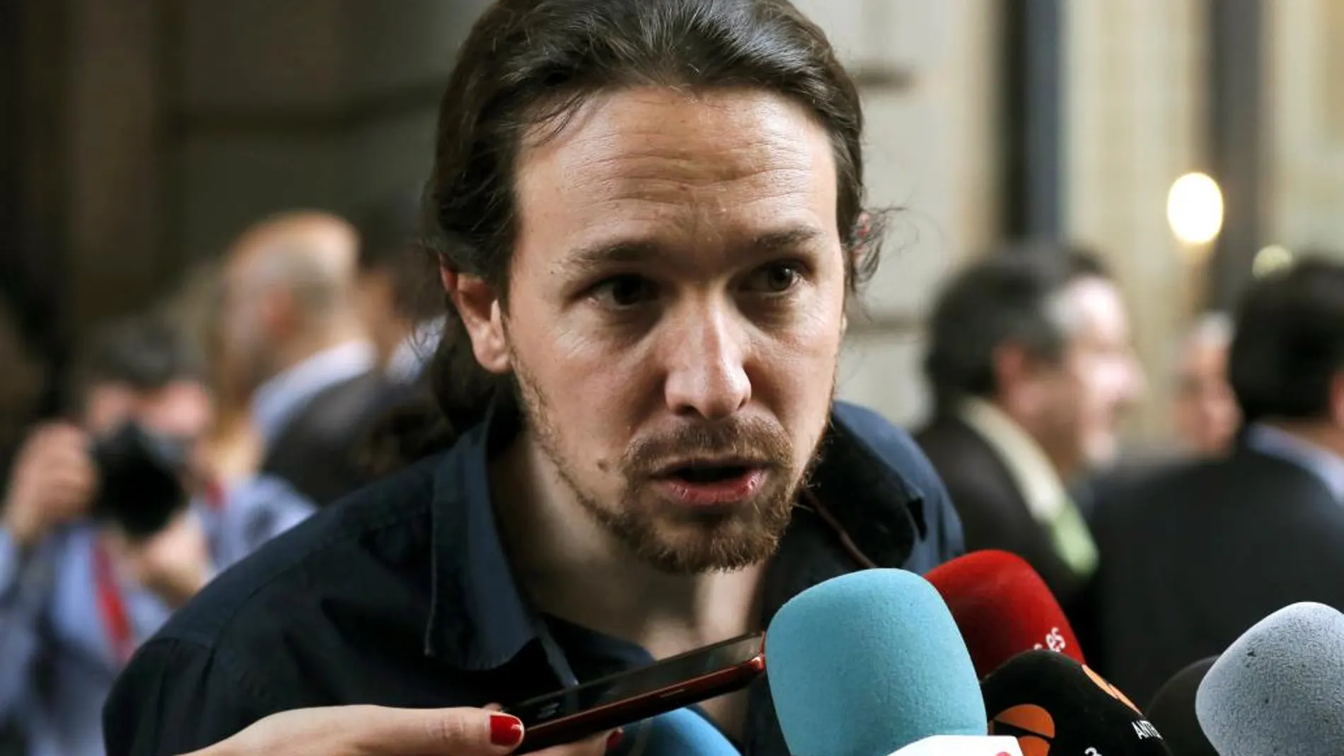 El líder de Podemos, Pablo Iglesias