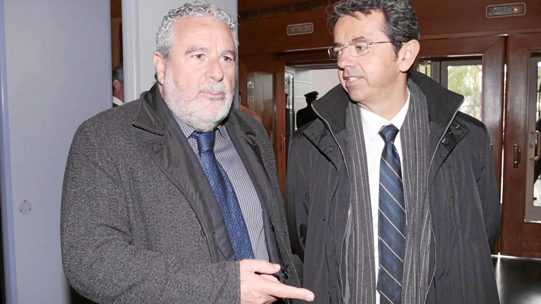 Joaquín Durán y Pablo Carrasco, el pasado 28 de febrero