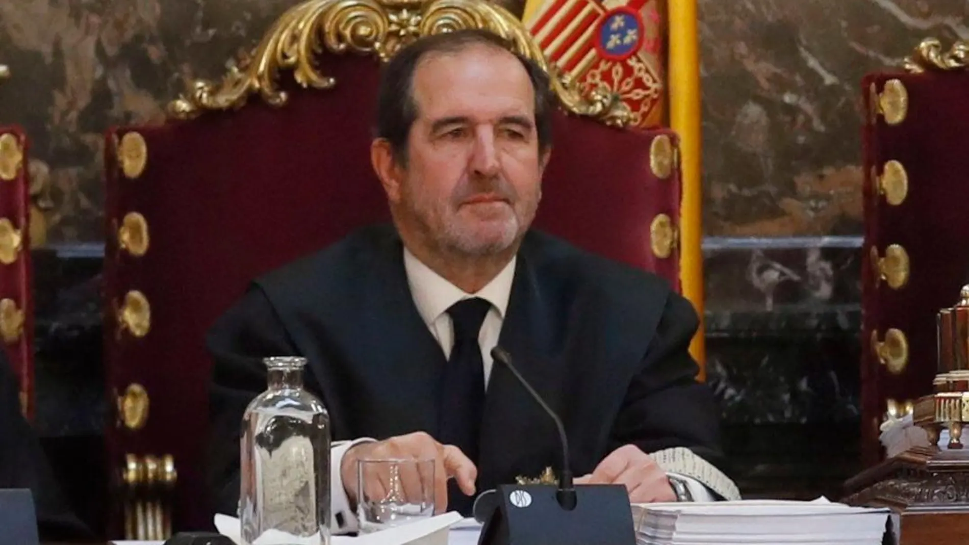 Andrés Martinez Arrieta, durante la vista pública de los recursos presentados contra las condenas que impuso la Audiencia de Palma en el Caso Nóos. EFE/ Angel Diaz ***POOL***