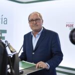 El secretario de Organización del PSOE-A, Juan Cornejo