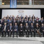 Los ministros de Economía del G20 durante la asamblea de primavera del Fondo Monetario Internacional (FMI) y del Banco Mundial en Washington