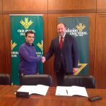 El convenio fue firmado por el presidente de la Fundación, José Luis García-Palacios Álvarez, y el secretario de la Hermandad, Manuel Antonio Fernández Márquez / Foto: La Razón