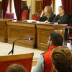 El acusado, durante el juicio