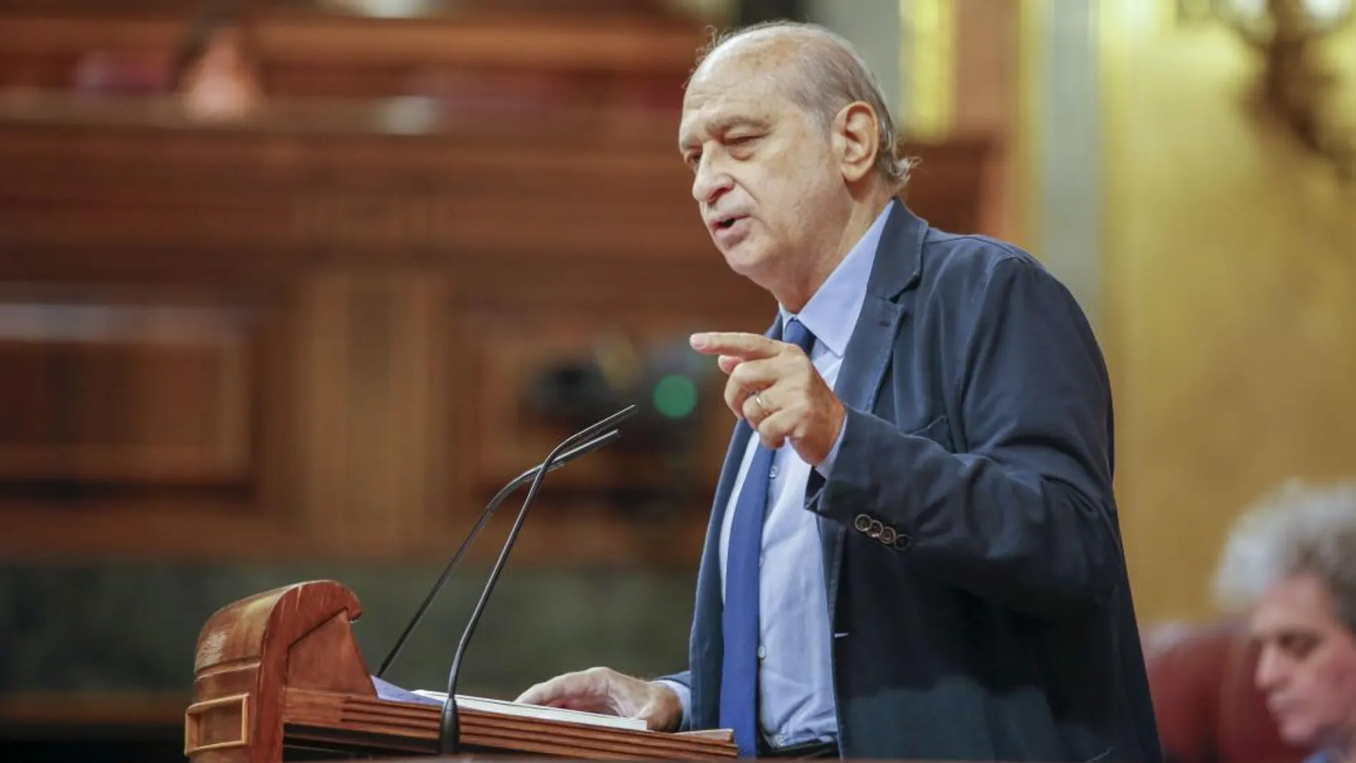 Jorge Fernández Díaz durante su intervención en el Congreso de los Diputados/Foto: J. Fernández-Largo