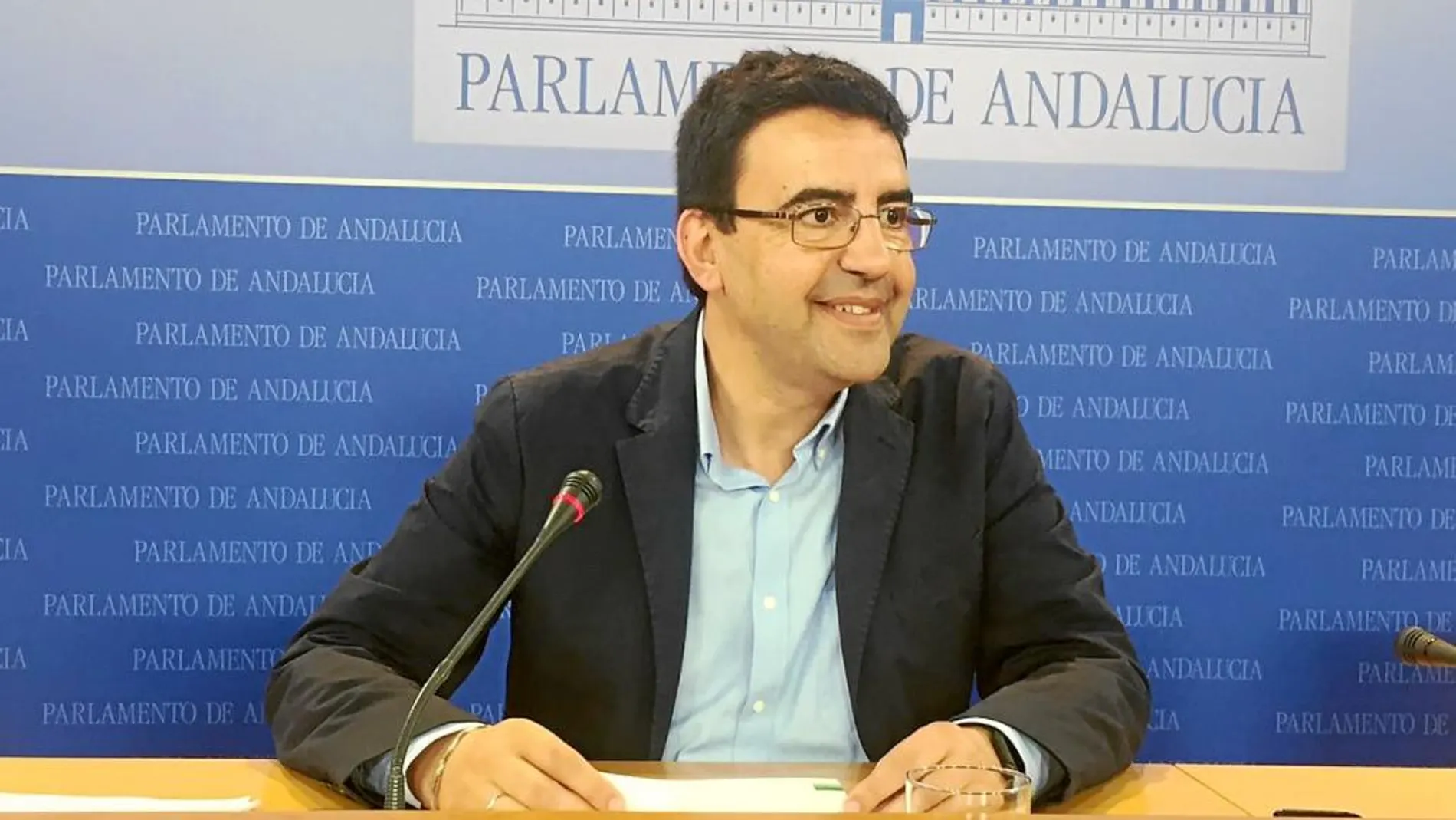 El portavoz del PSOE en el Parlamento andaluz, Mario Jiménez