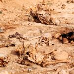 Una de los fosas comunes en la ciudad de Sinjar/Foto: Reuters