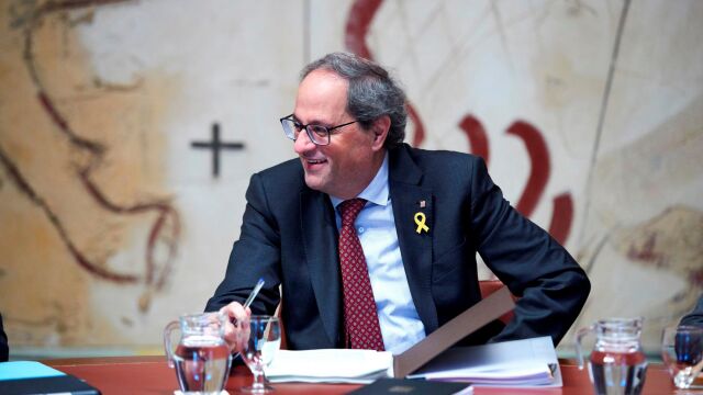 El presidente de la Generalitat, Quim Torra