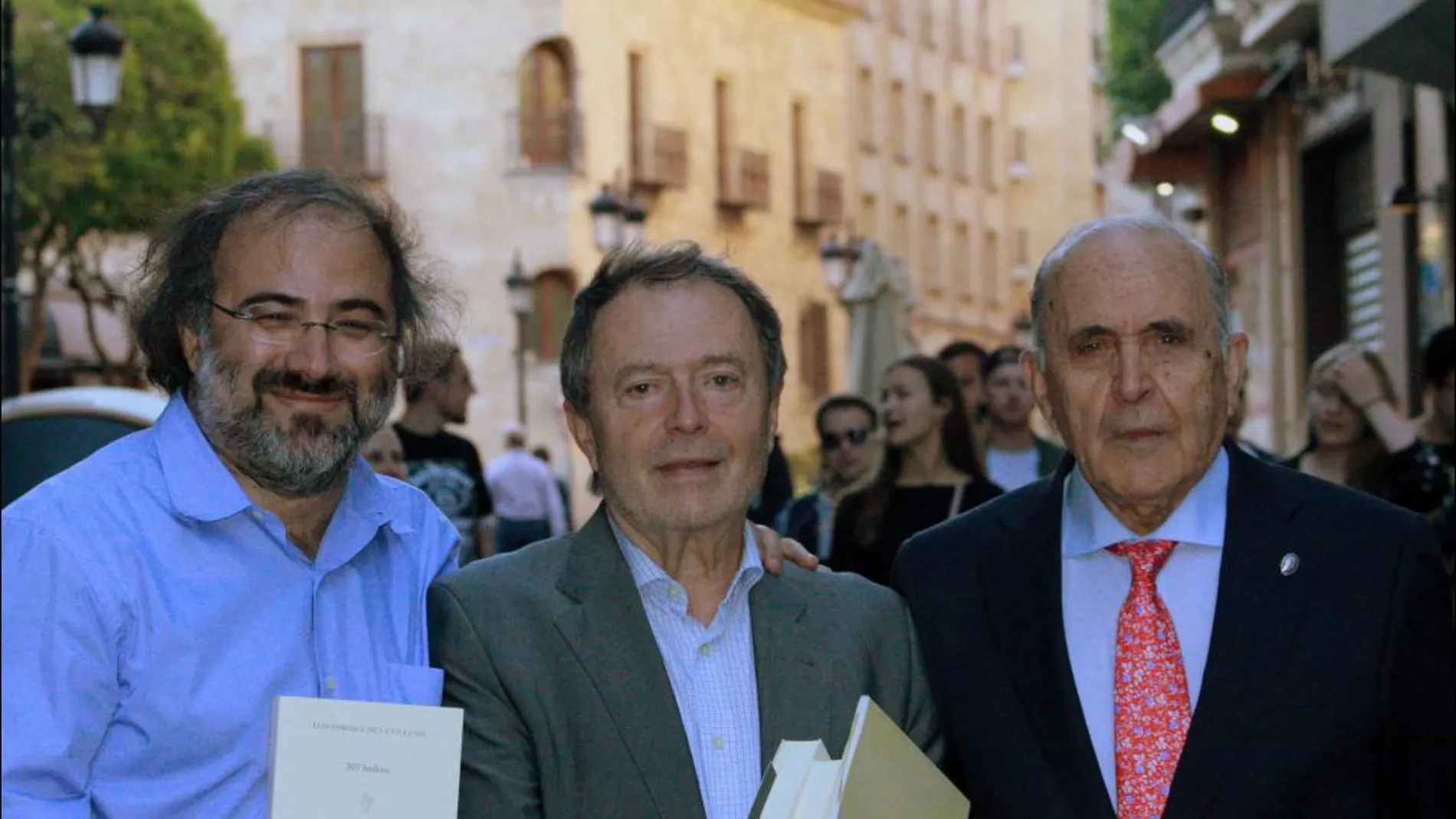 Alfredo Pérez Alencat, Manuel Carlos Palomeque y Luis Enrique de la Villa Gil