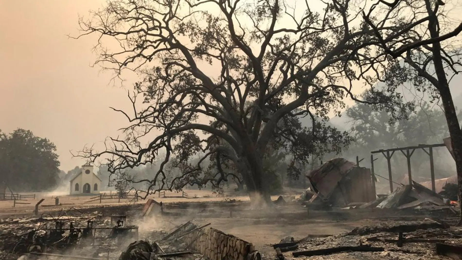 El set de rodaje de ‘Westworld’, arrasado por los incendios de California