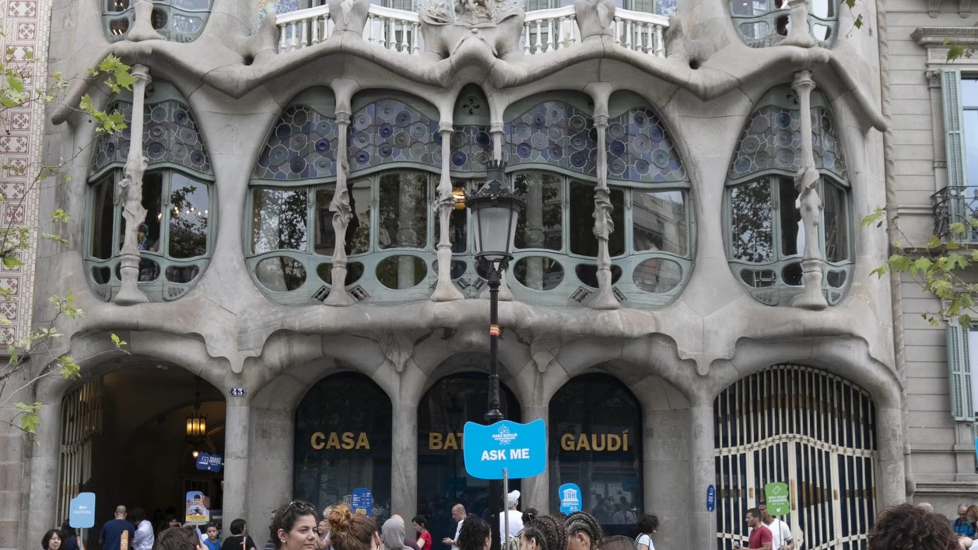 La Casa Batlló es uno de los grandes focos turísticos de Barcelona
