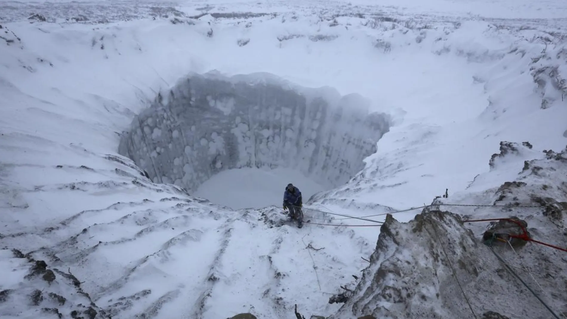 El conocido como cráter del "fin del mundo"fue descubierto en 2014