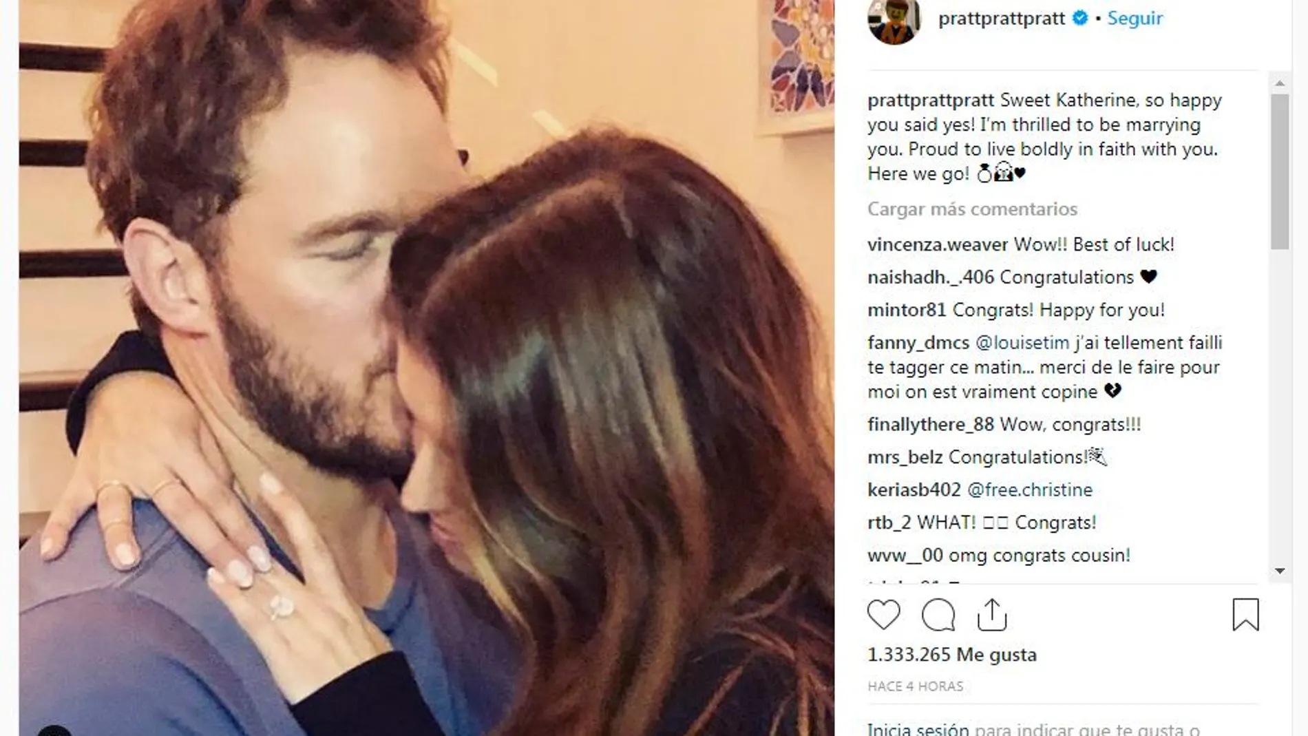 Chris Patt y Katherine Schwarzenegger se casan