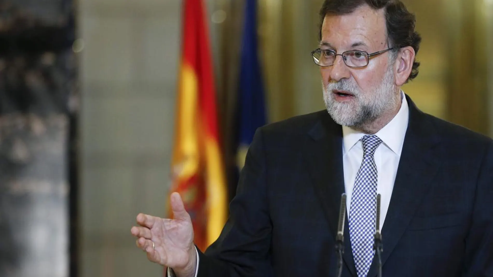 El presidente del Gobierno en funciones, Mariano Rajoy