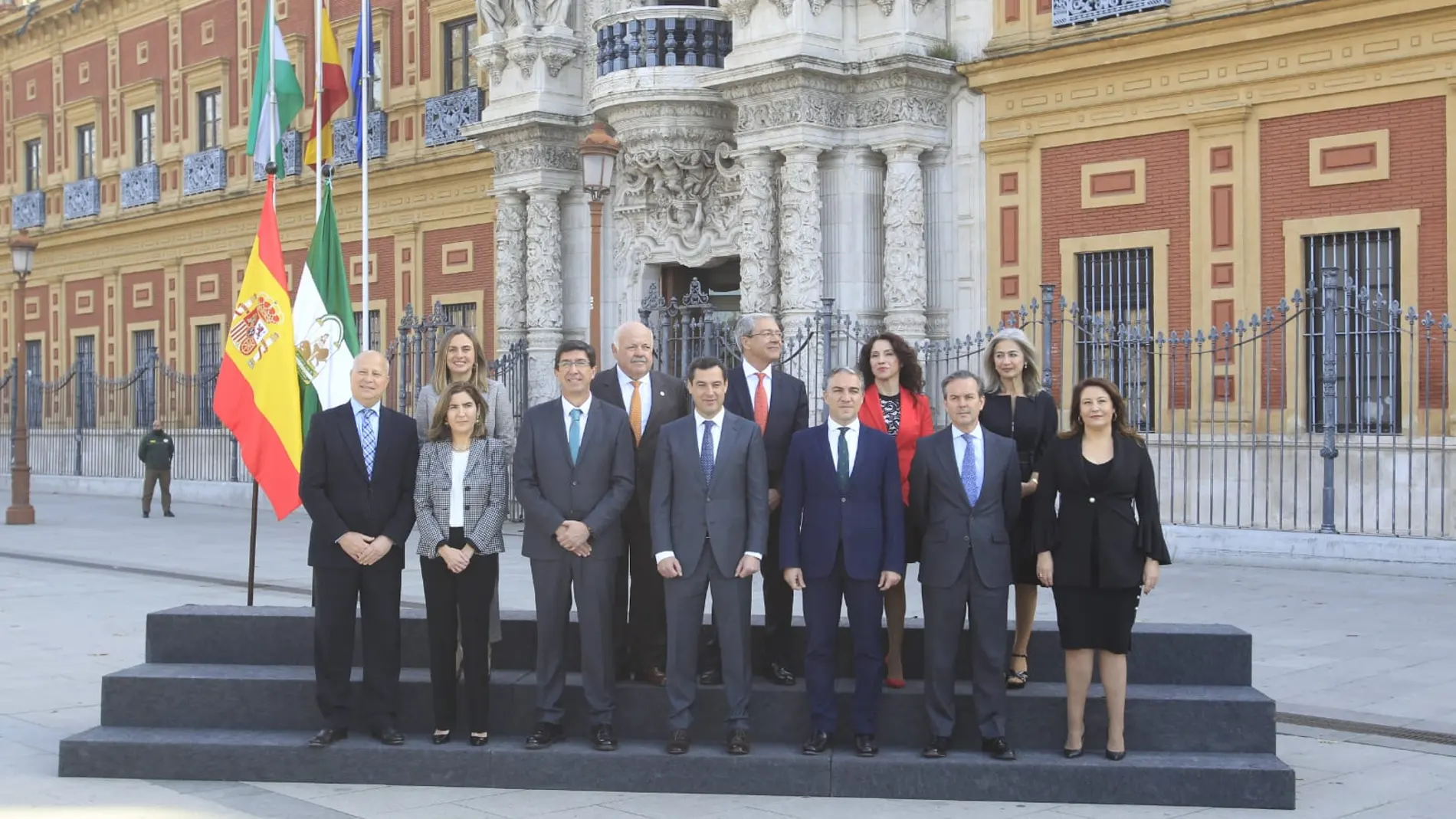 El nuevo Gobierno andaluz al completo