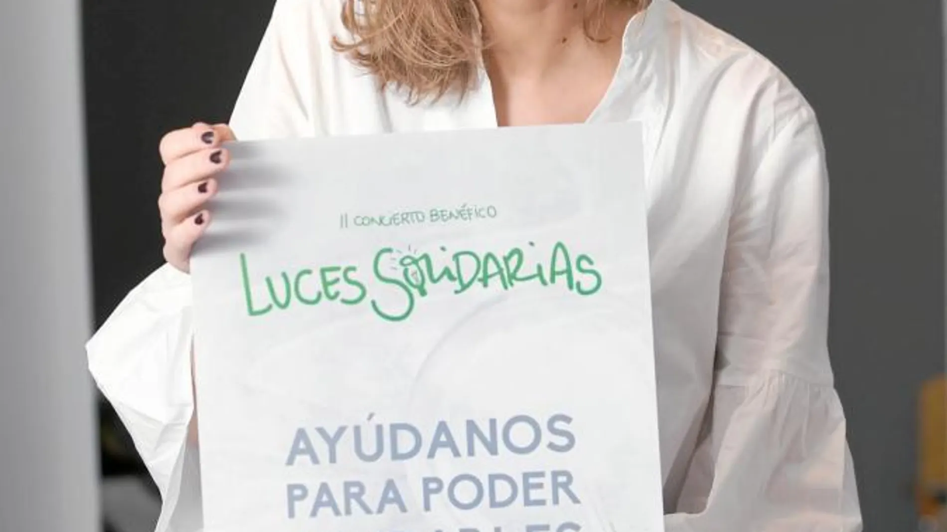 Rocío Soler, impulsora de «Luces Solidarias»