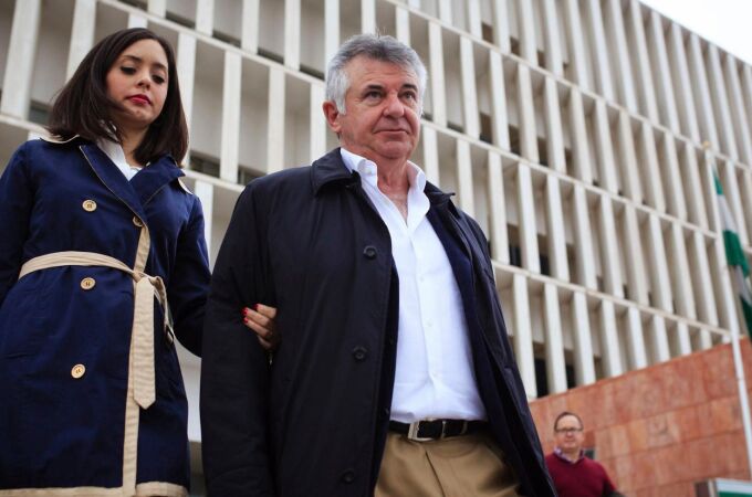 Roca, a la salida de los juzgados de Málaga / Foto: EFE