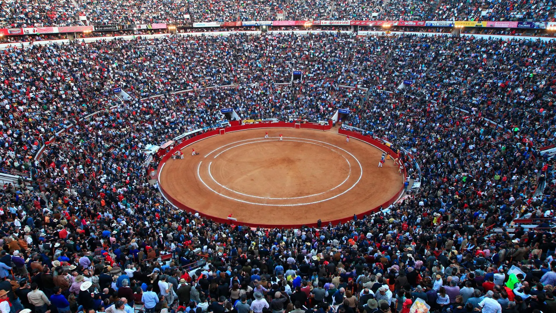 La Plaza de Toros México es la de mayor capacidad de todo el mundo, en imagen de archivo