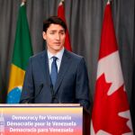 Justin Trudeau, ofrece un discurso durante la inauguración de la reunión de emergencia del Grupo de Lima celebrada en Ottawa (Canadá)