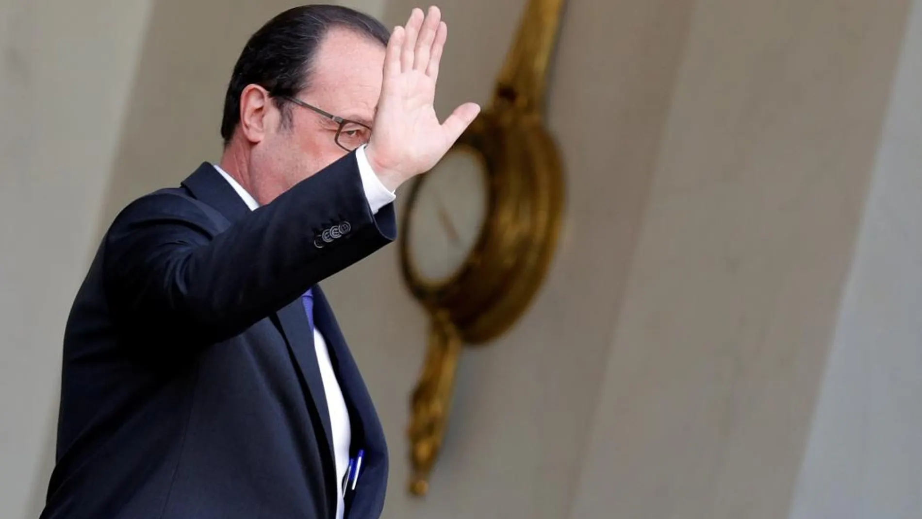 Hollande a su llegada al Elíseo