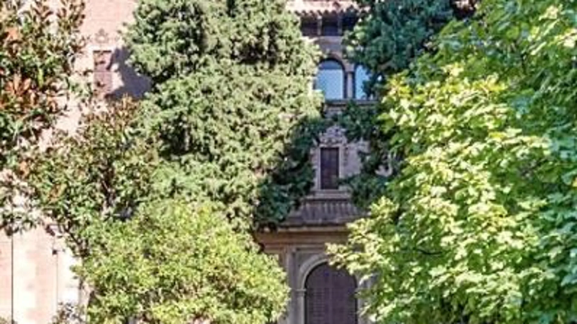 Una imagen de la finca del empresario Ignacio Muñoz Ramonet donde estos cuadros estuvieron colgados durante años hasta su desaparición