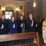  Palencia cumple con la tradición y muestra su devoción durante la bendición de Las Candelas