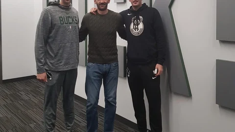 Garbajosa con Gasol y Mirotic