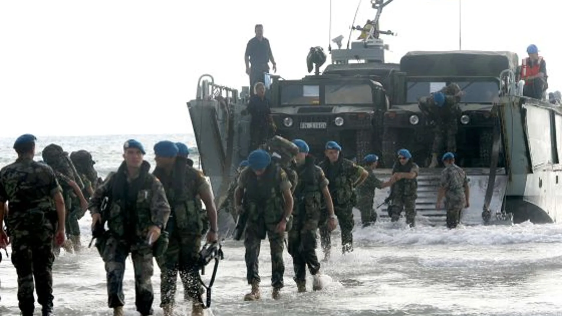 Desembarco de tropas españolas en Libano
